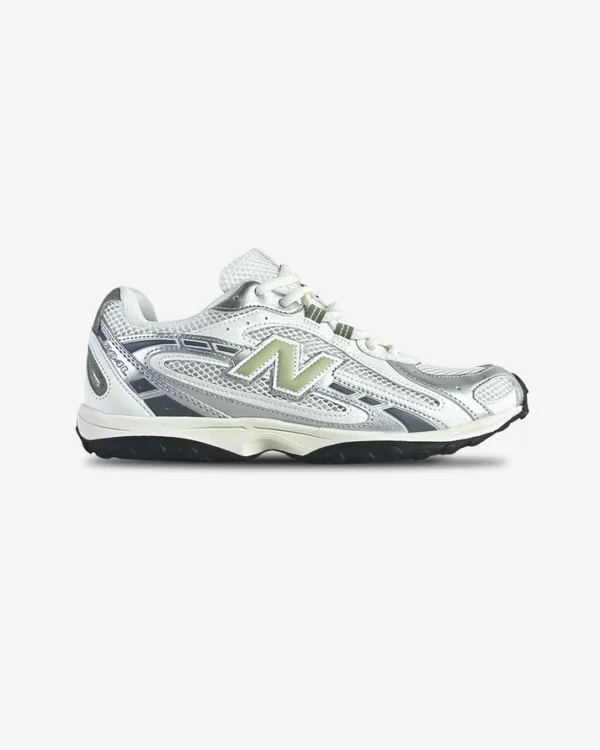 New Balance 204L Silver Metallic Sage Green